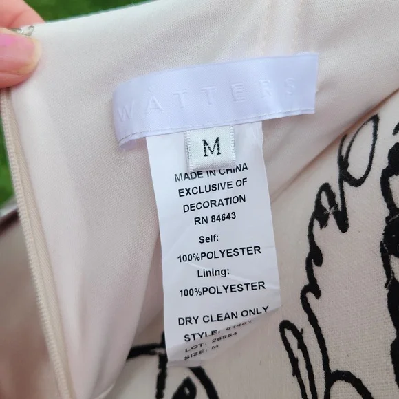 WATTERS BIANCA, Wedding,  Bridesmaid, Prom, Homecoming, Prosecco Color, Dress - Picture 12 of 16